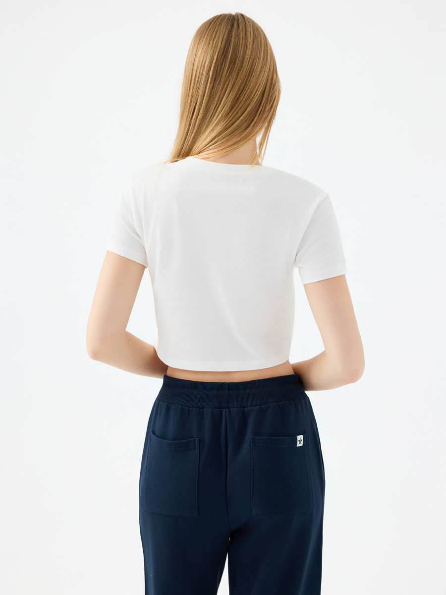 Crop Kadın Tshirt K.kol