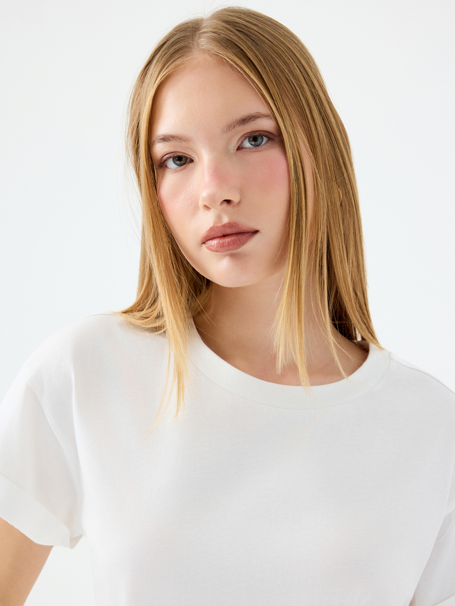 Slim Fit Kadın Tshirt K.kol