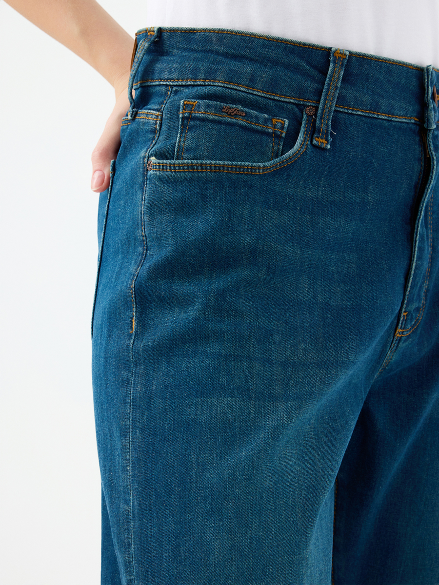 Flare Slim Fit Kadın Pantolon