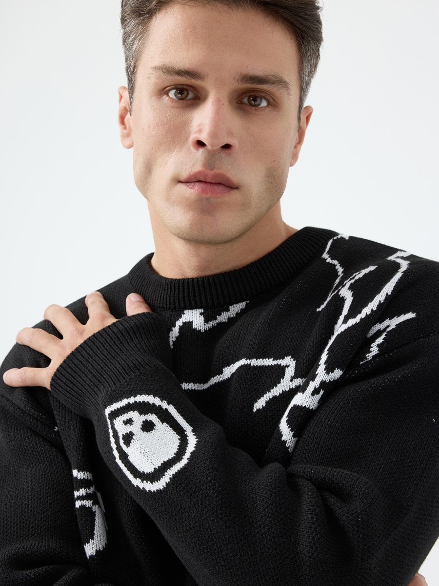 Loose Fit Erkek Kazak