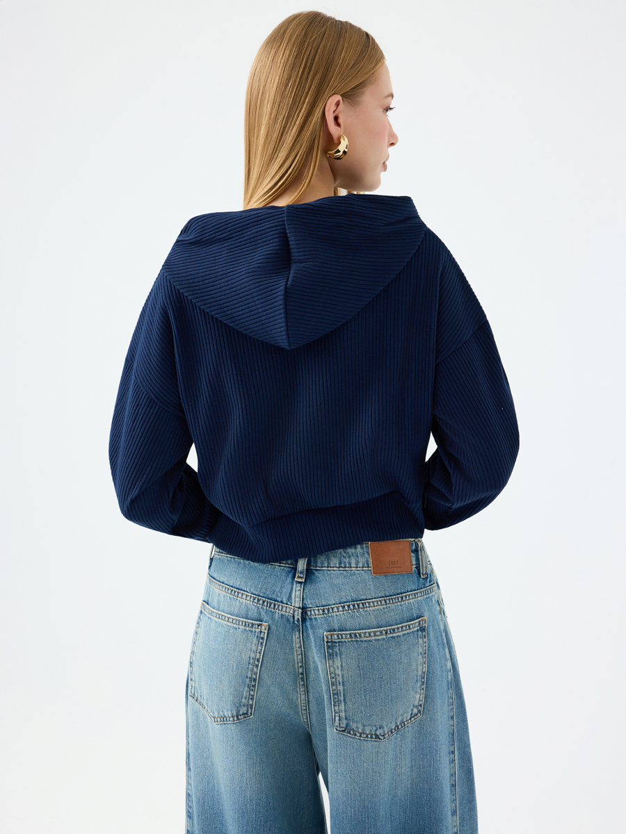 Long Crop Kadın Sweatshirt