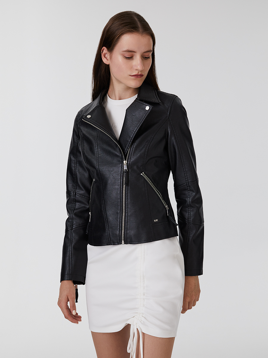 Slim Fit Kadın Mont Pu