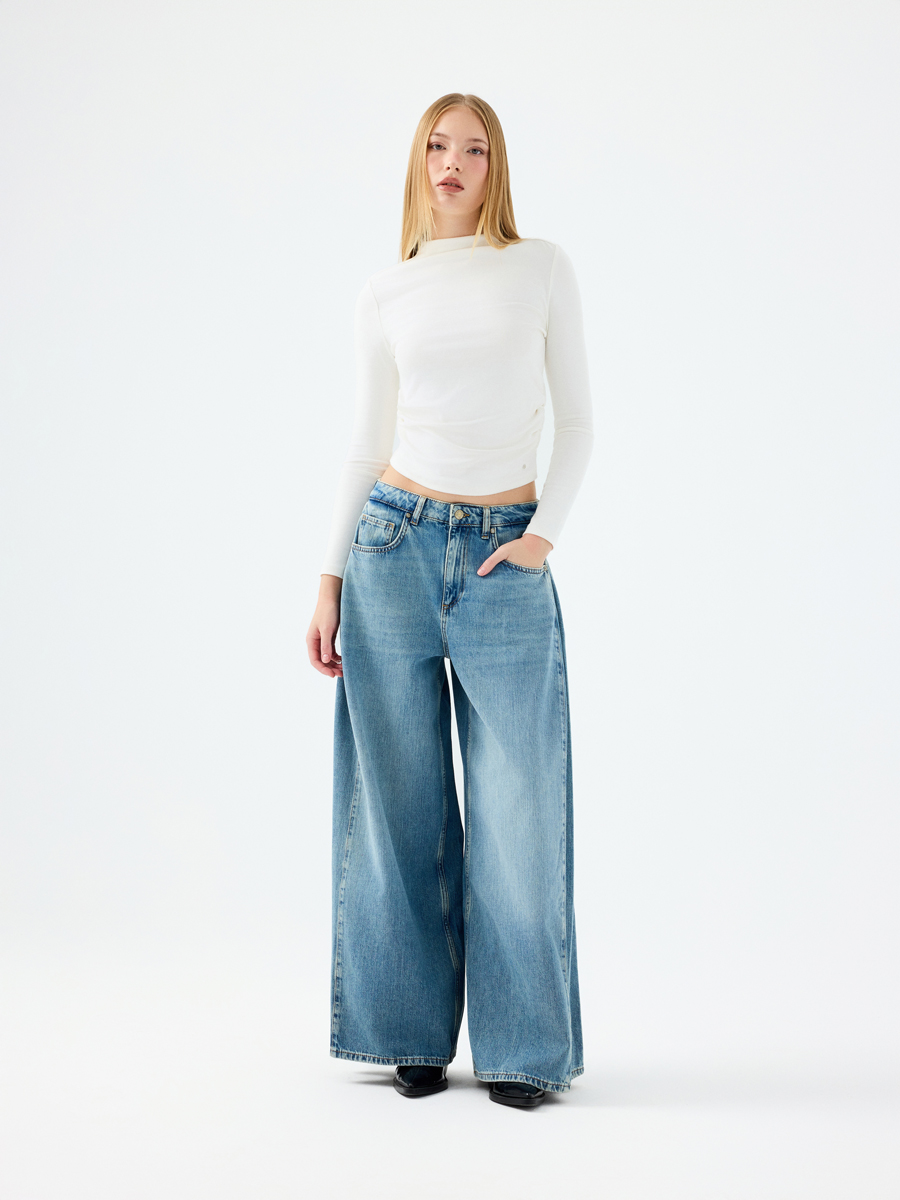 Palazzo Regular Fit Kadın Pantolon