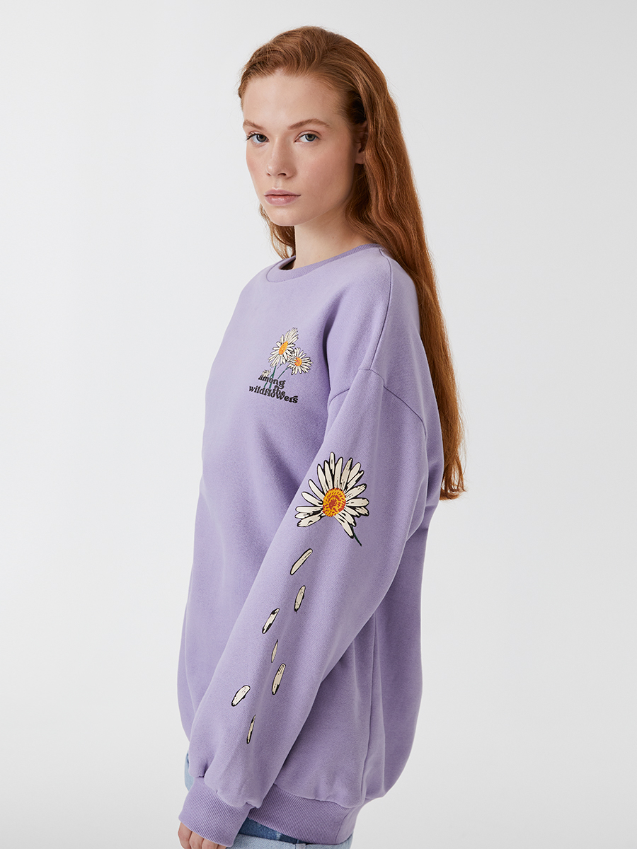 Oversize Kadın Sweatshirt