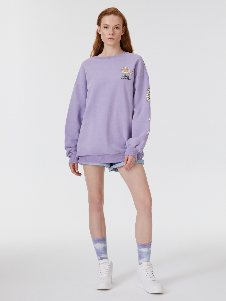 Oversize Kadın Sweatshirt