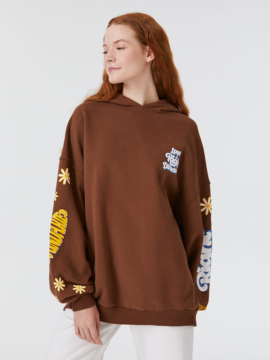Oversize Kadın Sweatshirt