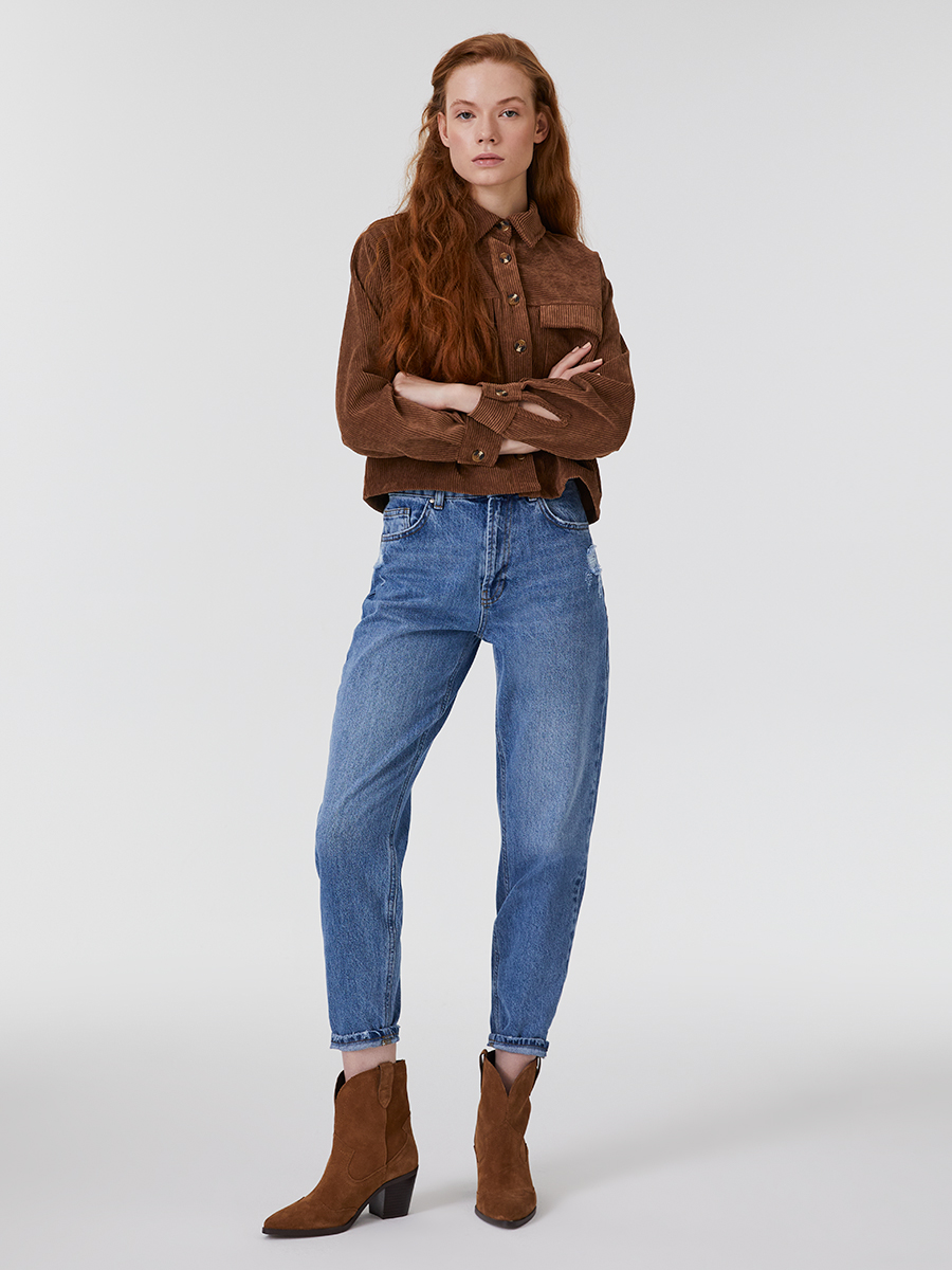 Mom Regular Fit Kadın Pantolon