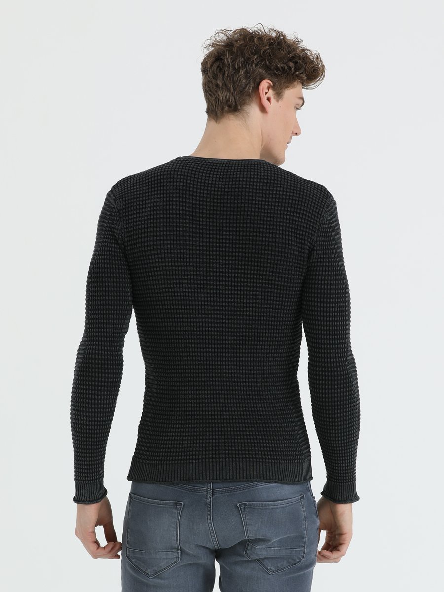 Slim Fit Erkek Kazak