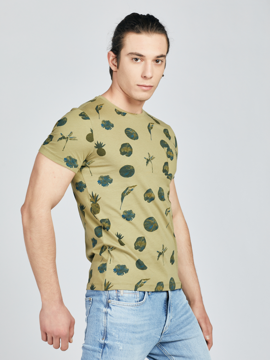 Slim Fit Erkek Tshirt K.kol