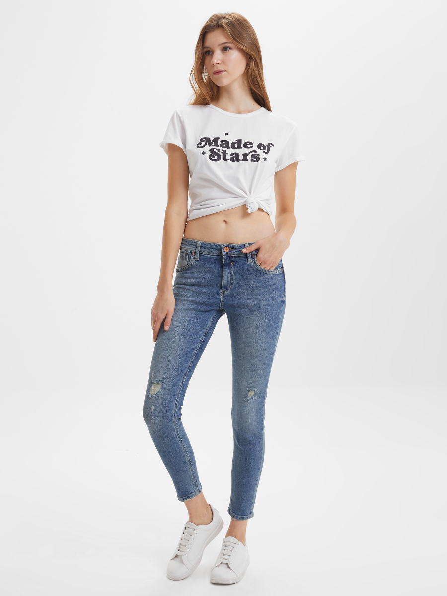 Nicole Skinny Fit Kadın Pantolon