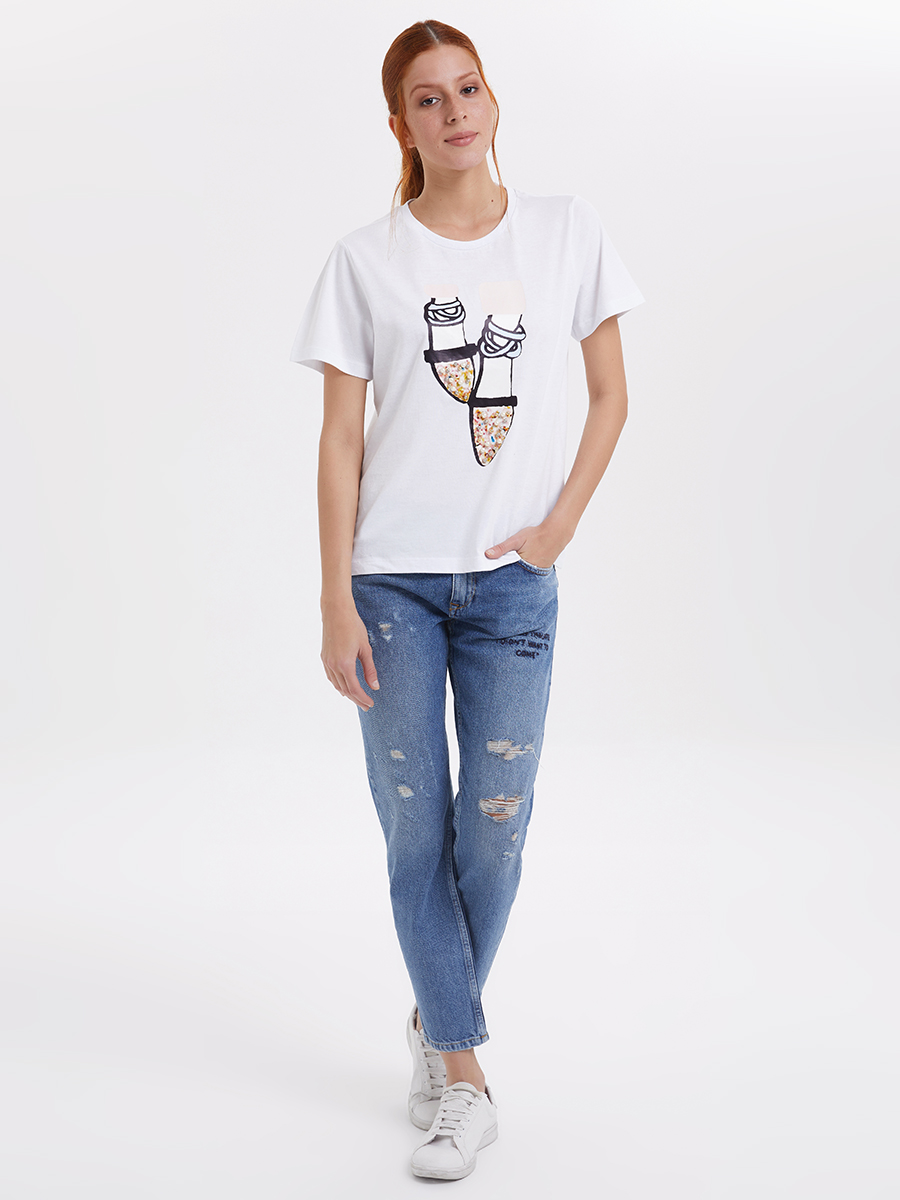 Regular Fit Kadın Tshirt K.kol