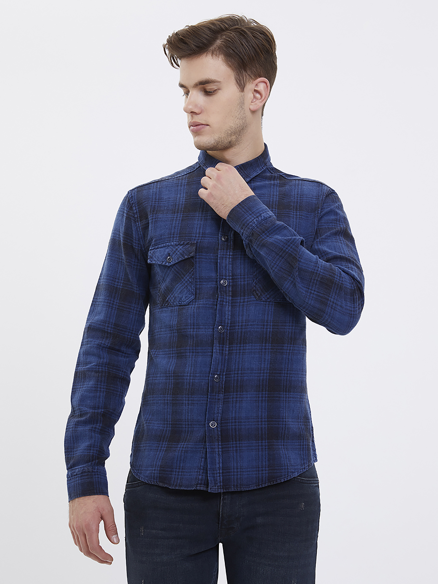 Slim Fit Erkek Gömlek U.kol