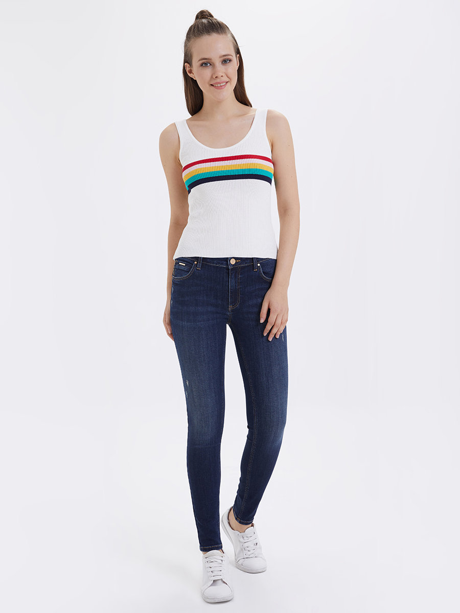 Nicole Skinny Fit Kadın Pantolon