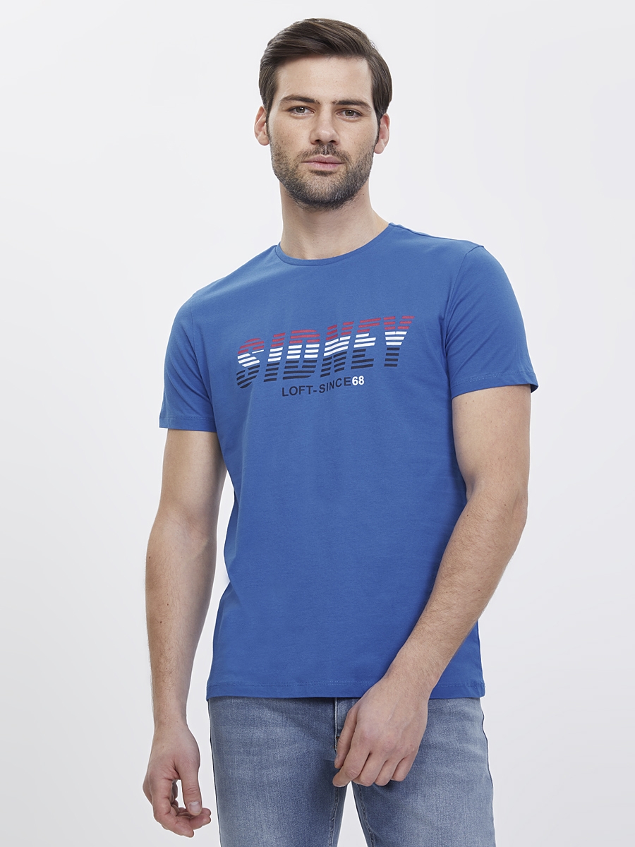 Slim Fit Erkek Tshirt K.kol OUTLET LOFT