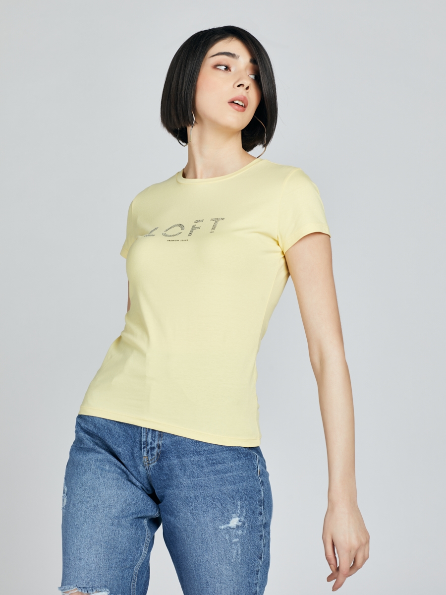 Slim Fit Kadın Tshirt K.kol