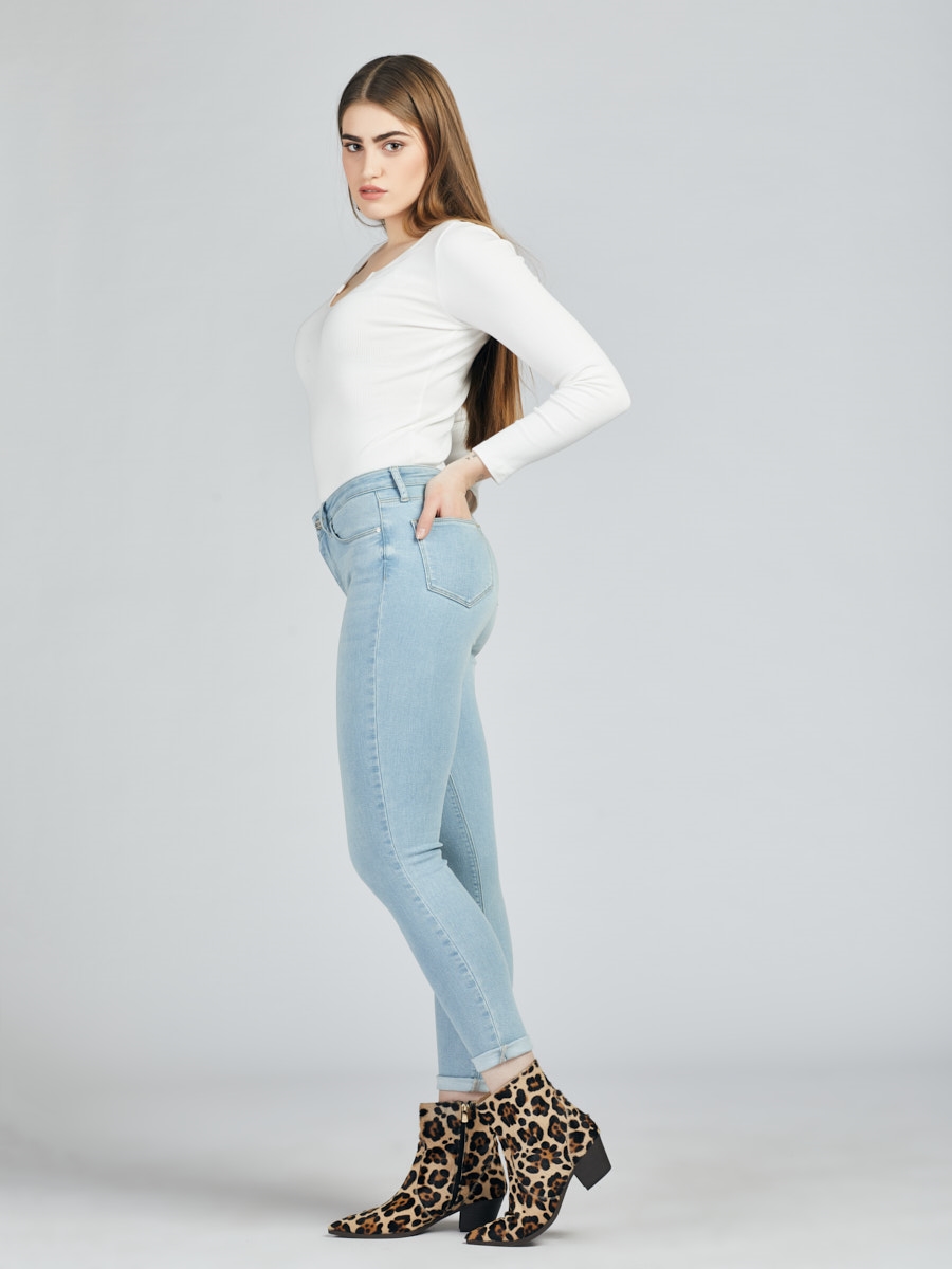 Nicole Skinny Fit Kadın Pantolon