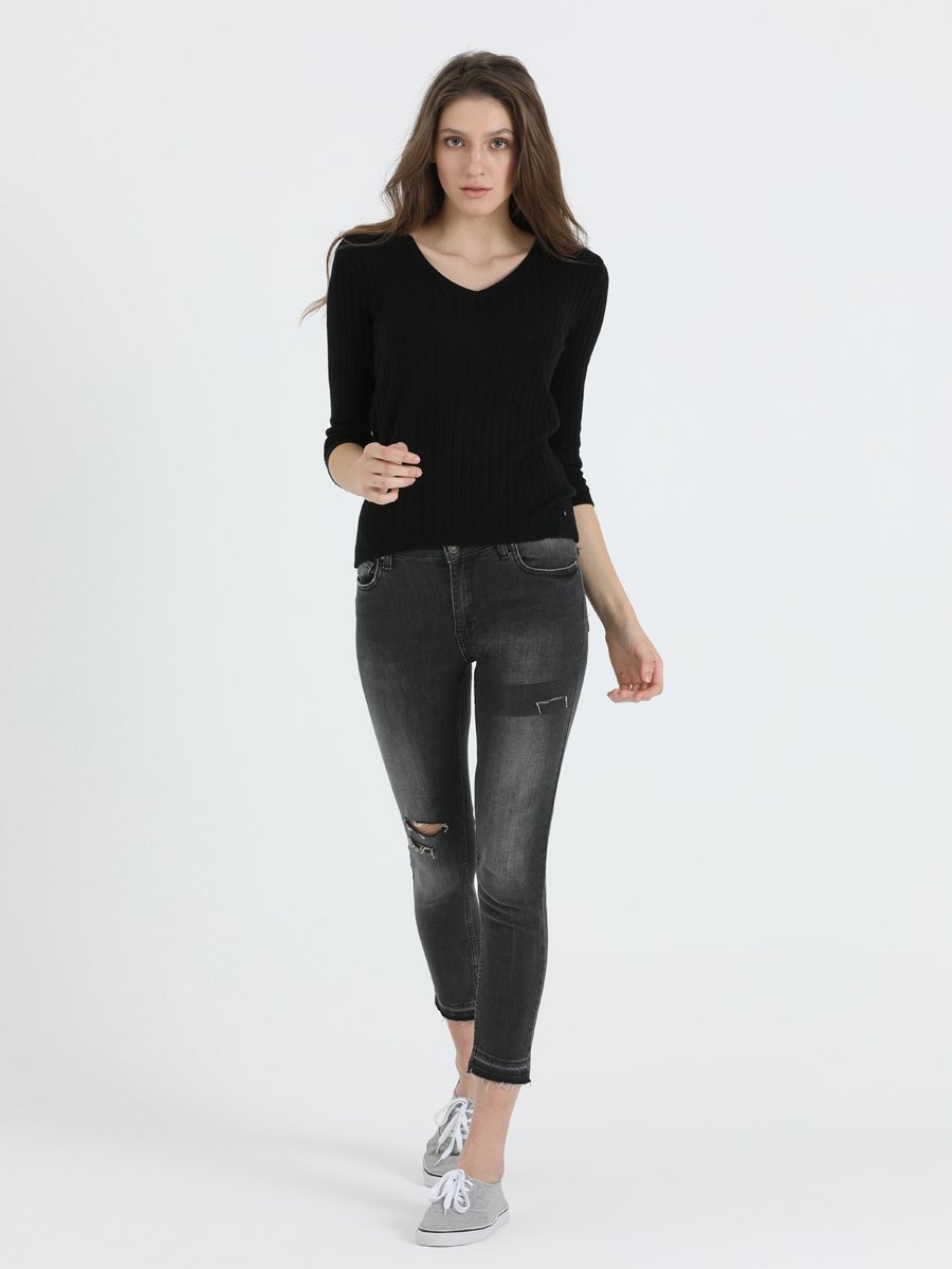 Nicole Skinny Fit Kadın Pantolon