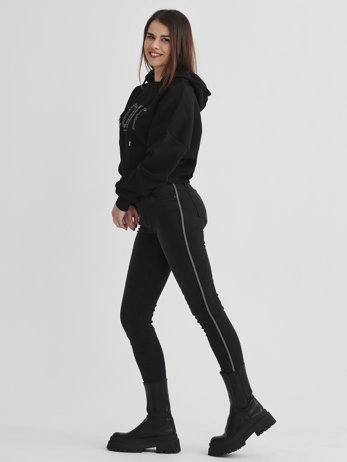 Nicole Skinny Fit Kadın Pantolon