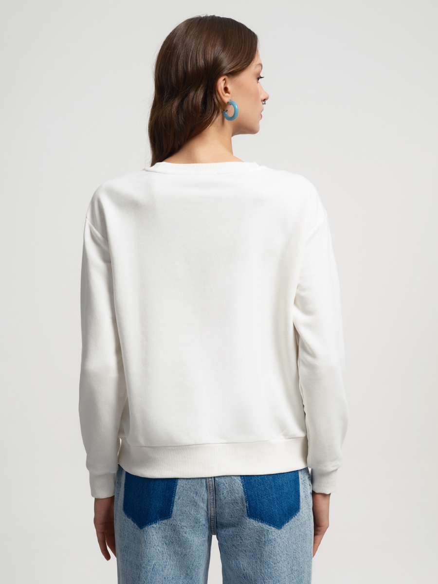 Loft Oversize Kadın Sweatshirt. 4