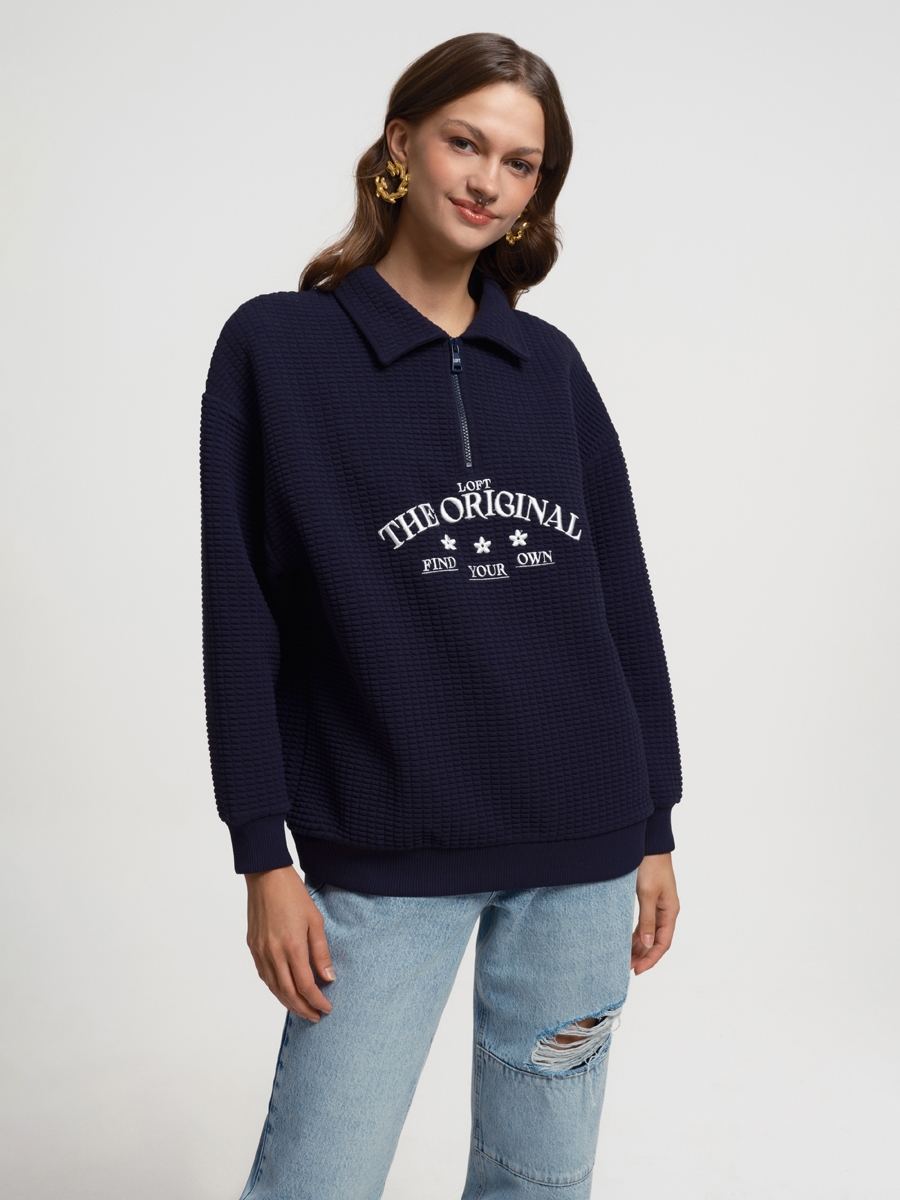 Loose Fit Kadın Sweatshirt