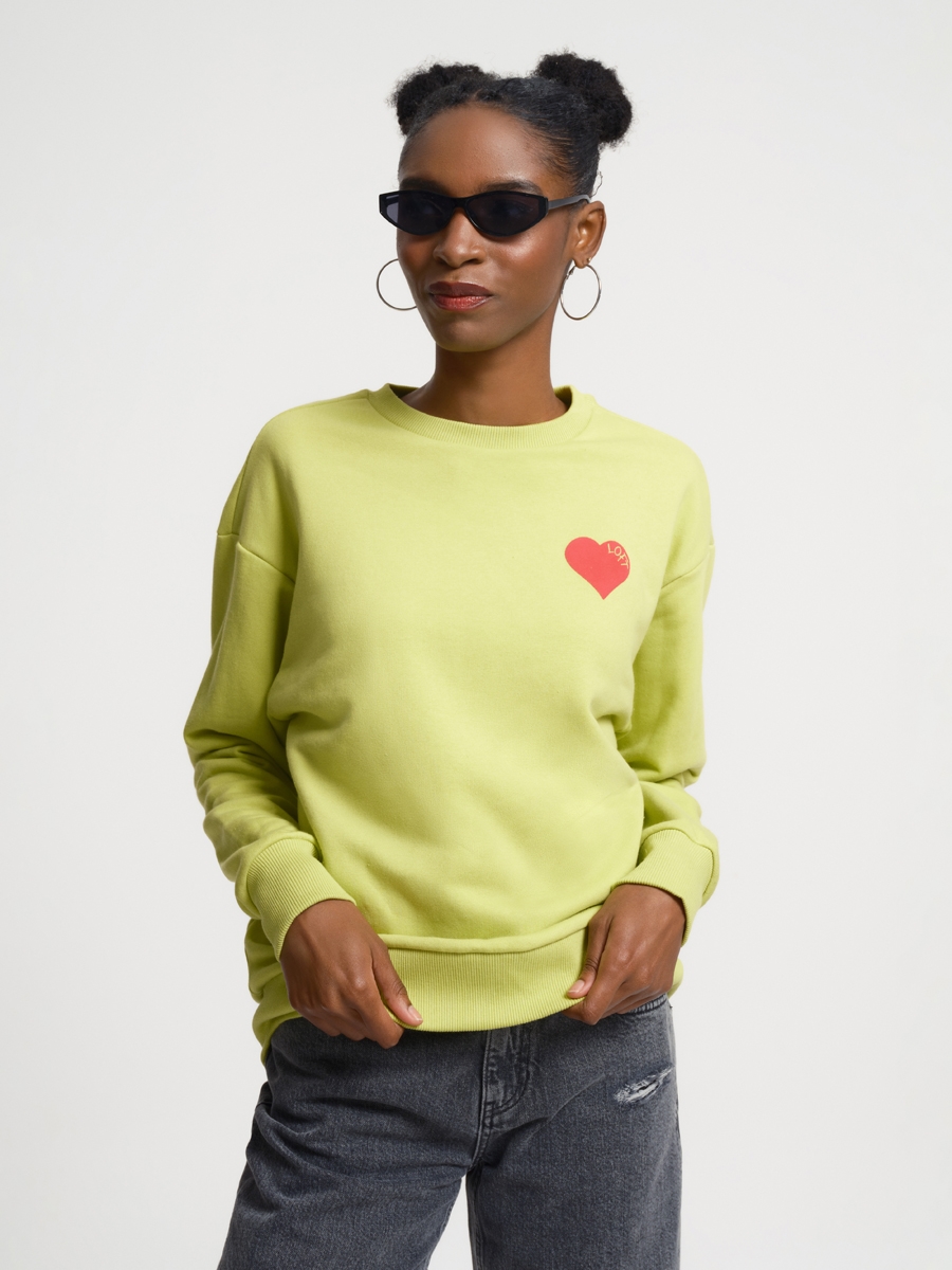 Oversize Kadın Sweatshirt