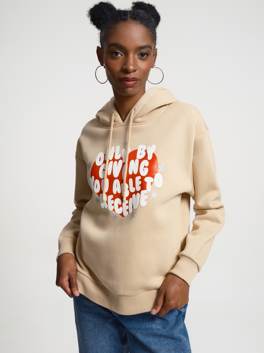 Oversize Kadın Sweatshirt