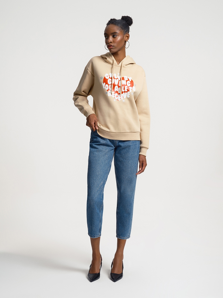 Oversize Kadın Sweatshirt