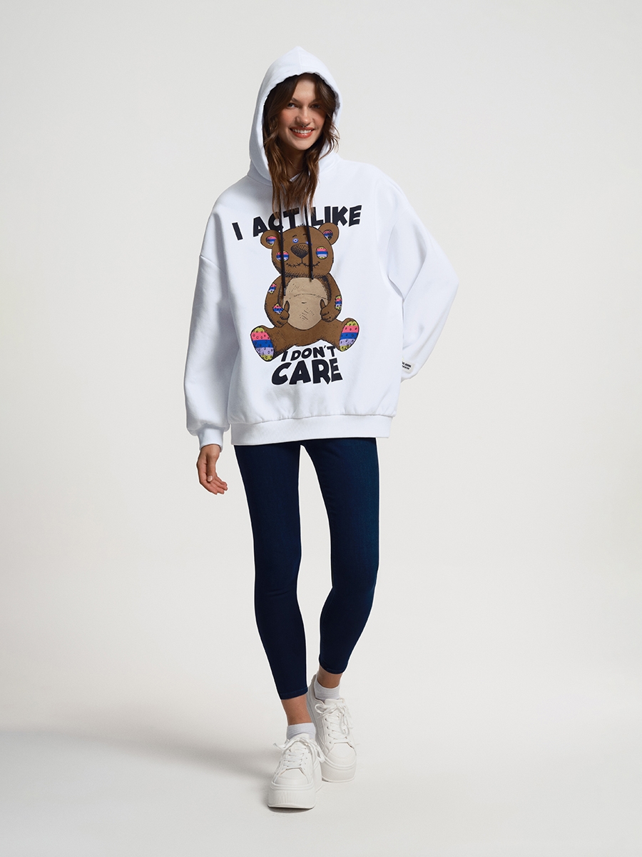 Oversize Kadın Sweatshirt