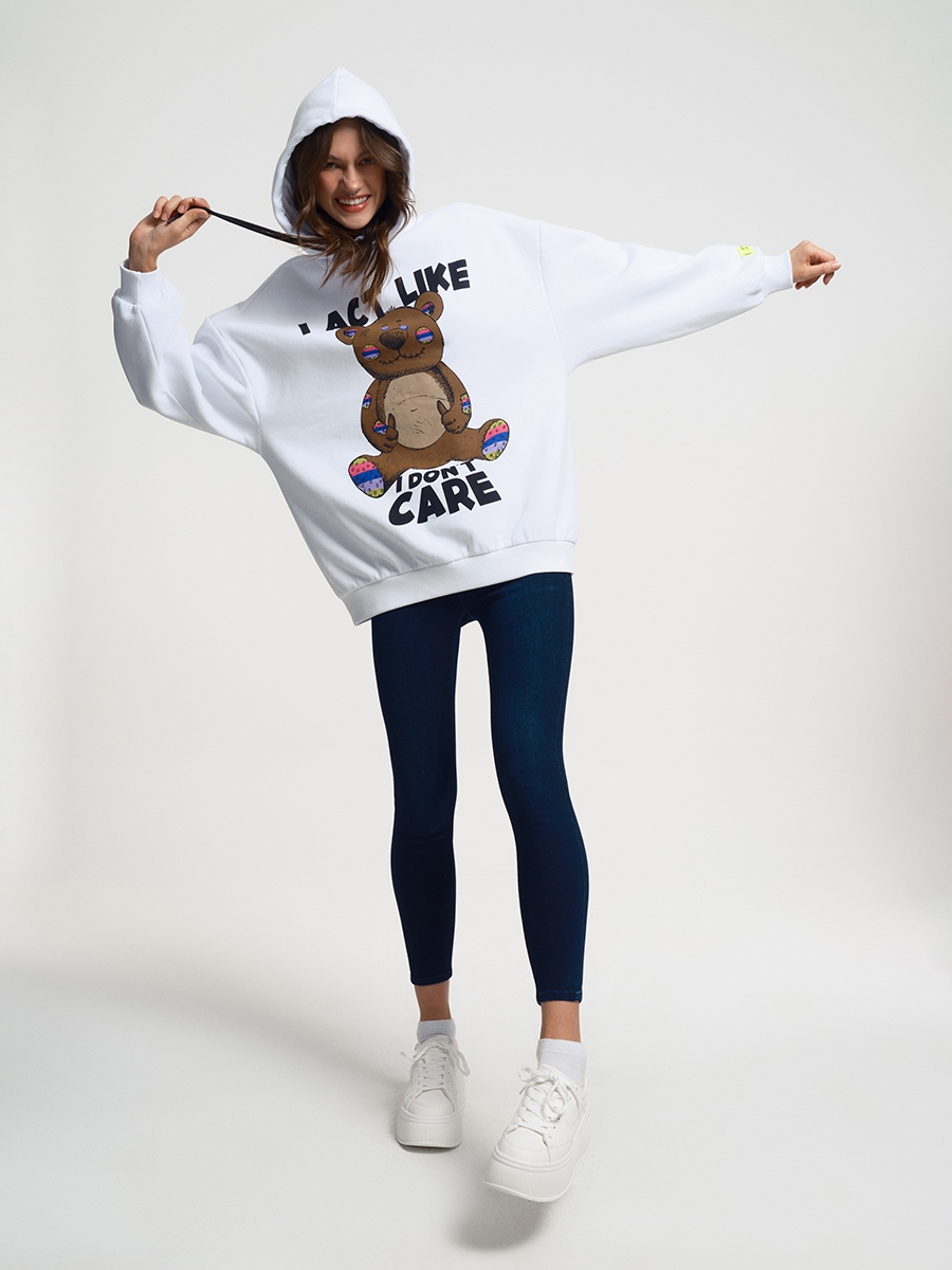 Oversize Kadın Sweatshirt