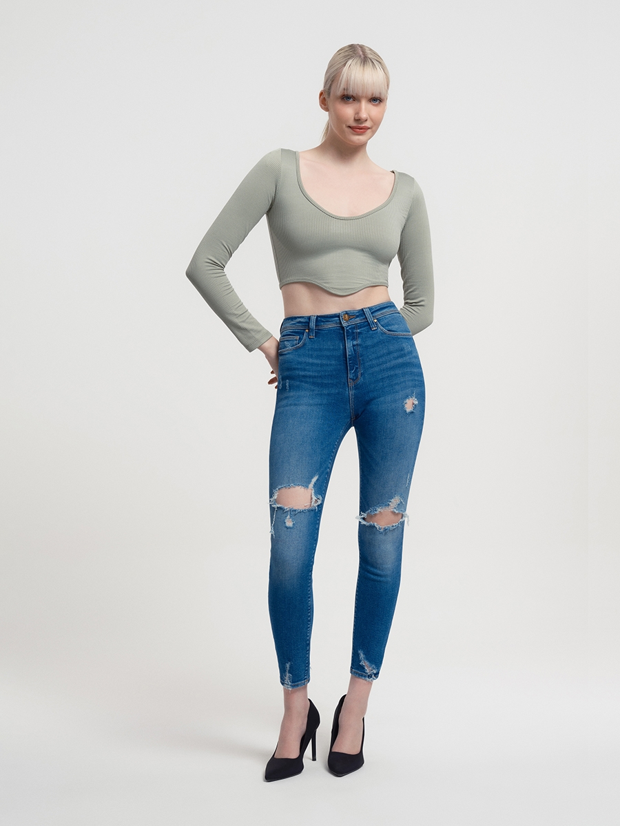 Natalie Skinny Fit Kadın Pantolon