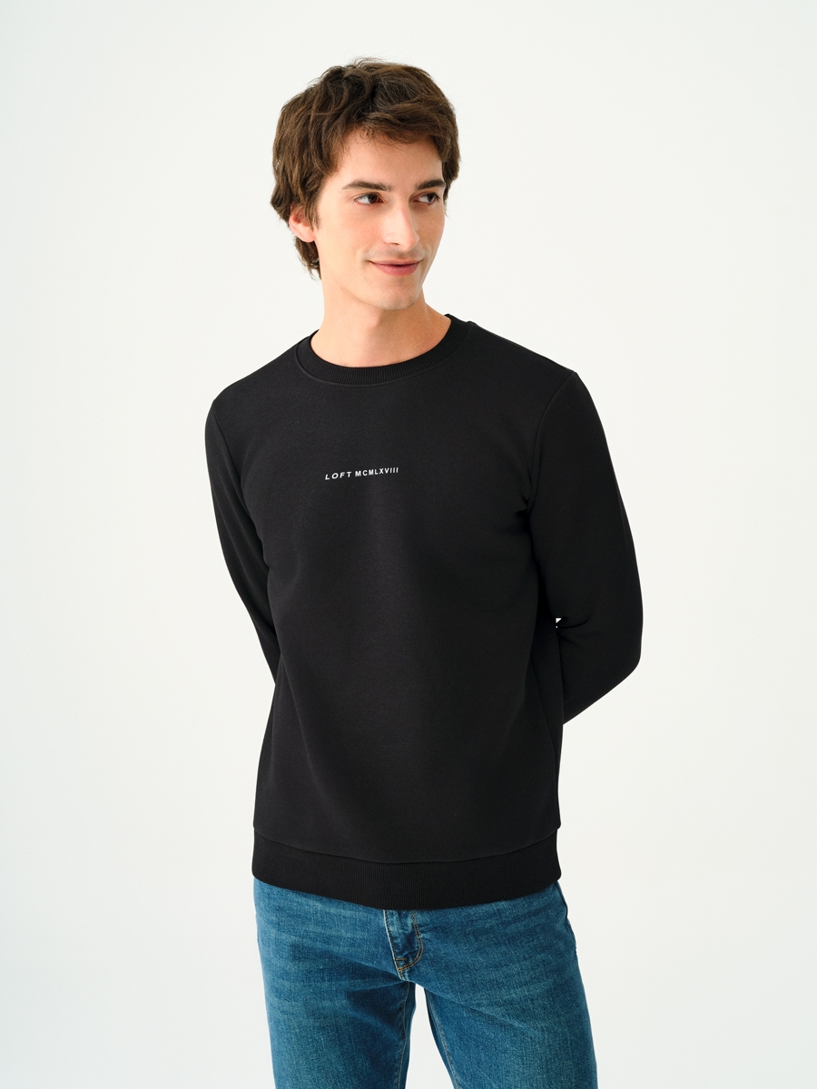 Sweatshirt black men deals