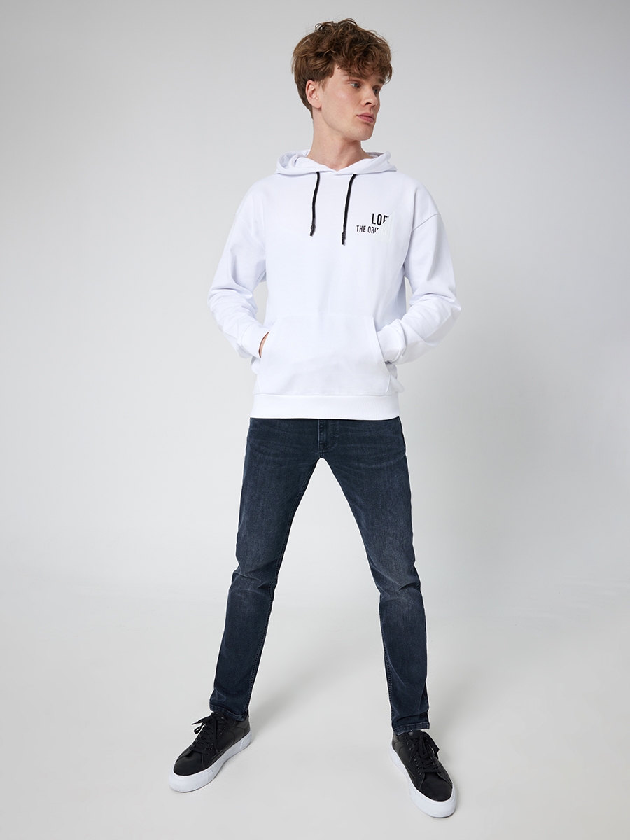 Oversize Fit Erkek Sweatshirt