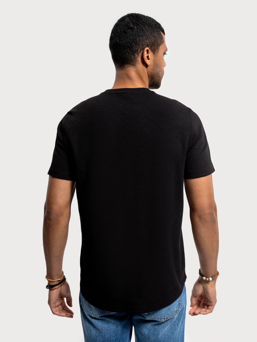 Show details for Black Men Short Sleeve Tshirt