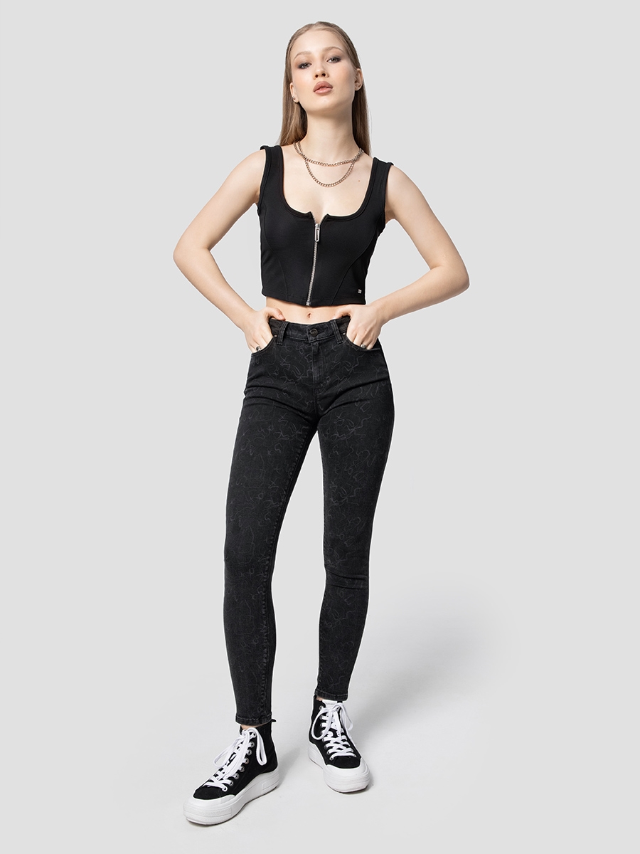 Nicole Skinny Fit Kadın Pantolon