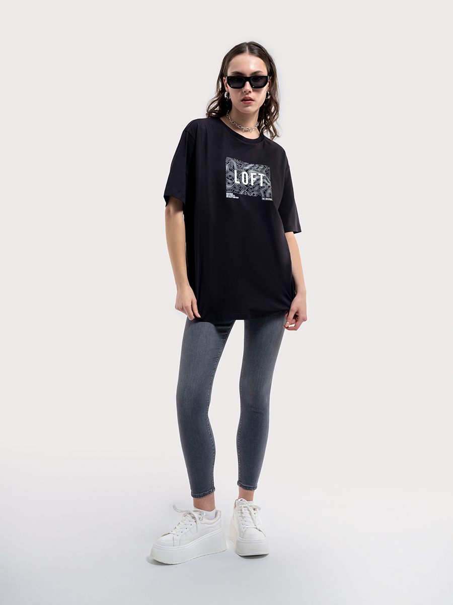 Loose Fit Kadın Tshirt K.kol