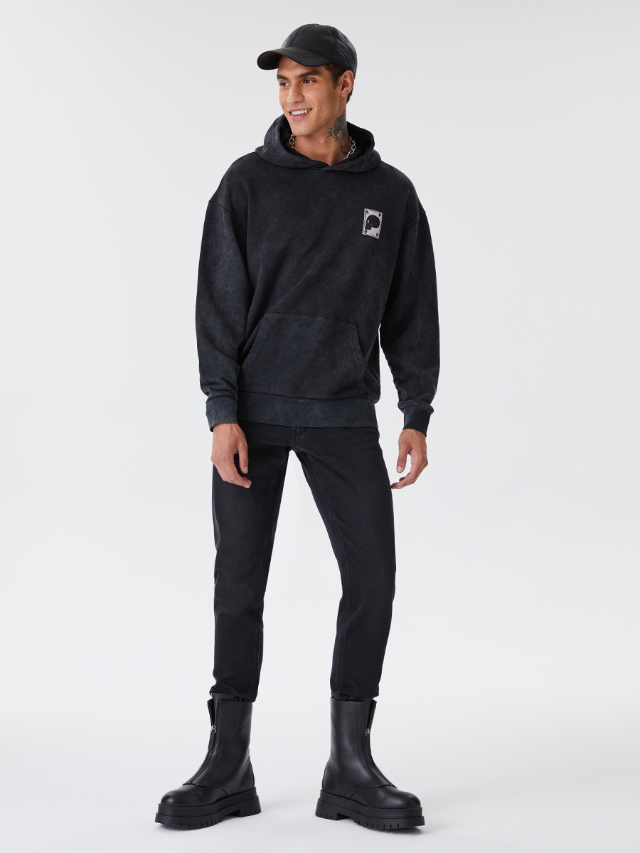 Oversize Fit Erkek Sweatshirt