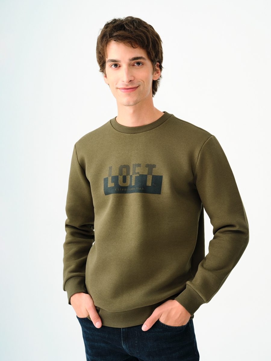 Regular Fit Erkek Sweatshirt Yeni Sezon Sweatshirt LOFT