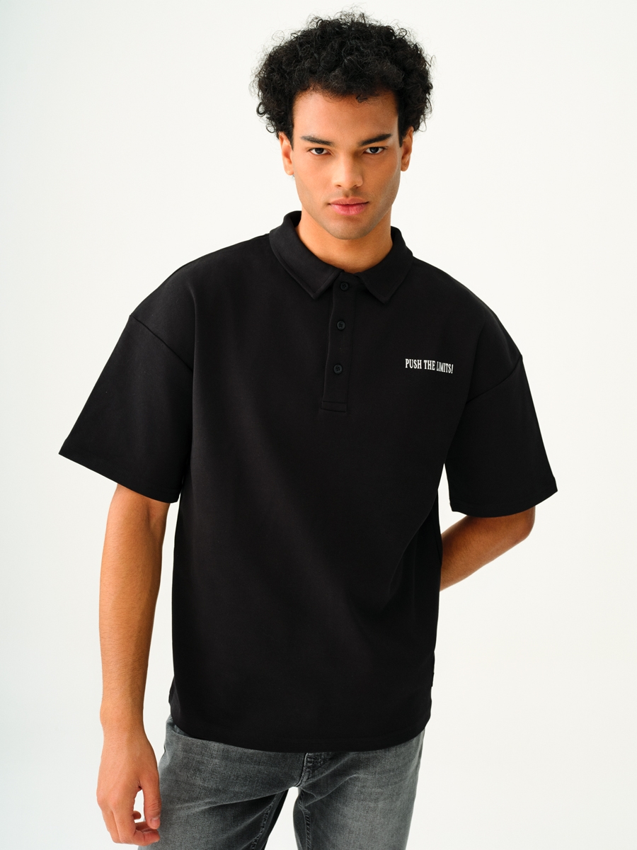 Oversize Erkek Polo K.kol