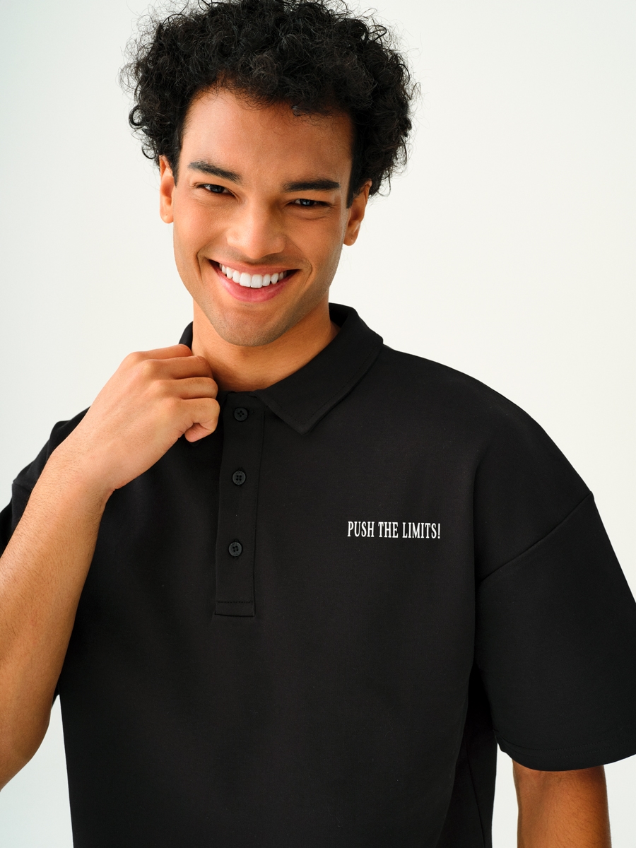 Oversize Erkek Polo K.kol