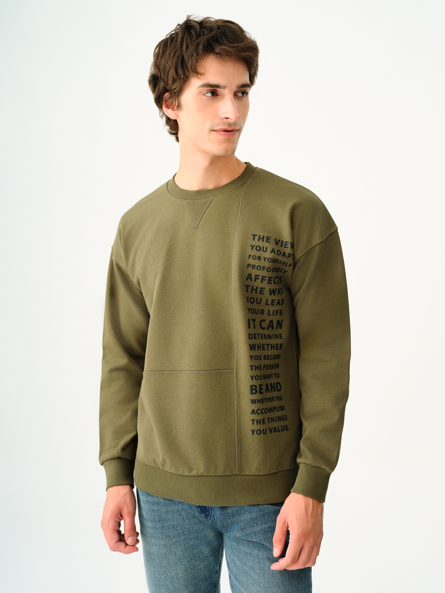 Oversize Erkek Sweatshirt