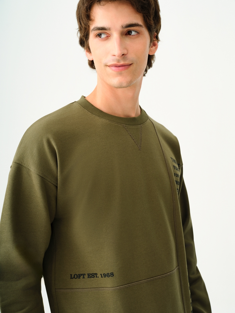 Oversize Erkek Sweatshirt