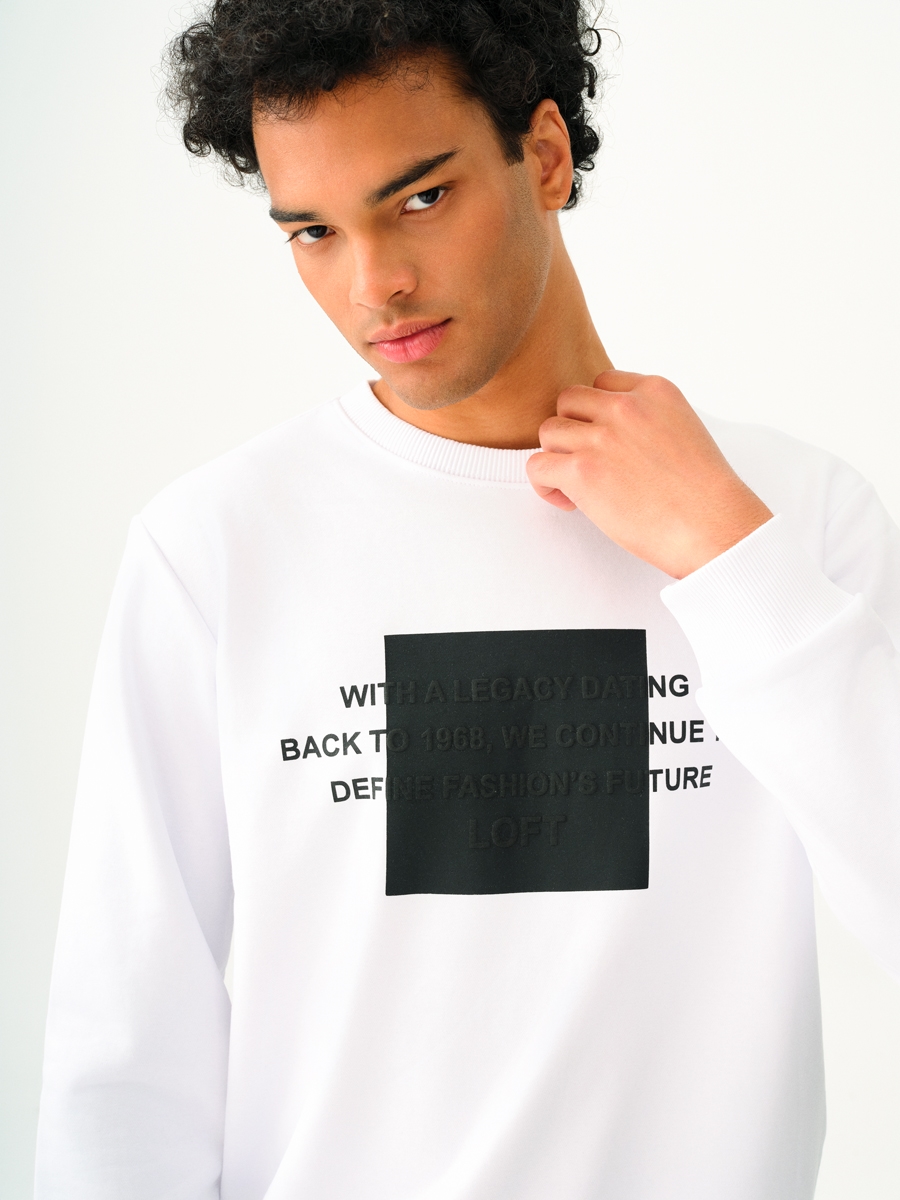 Regular Fit Erkek Sweatshirt