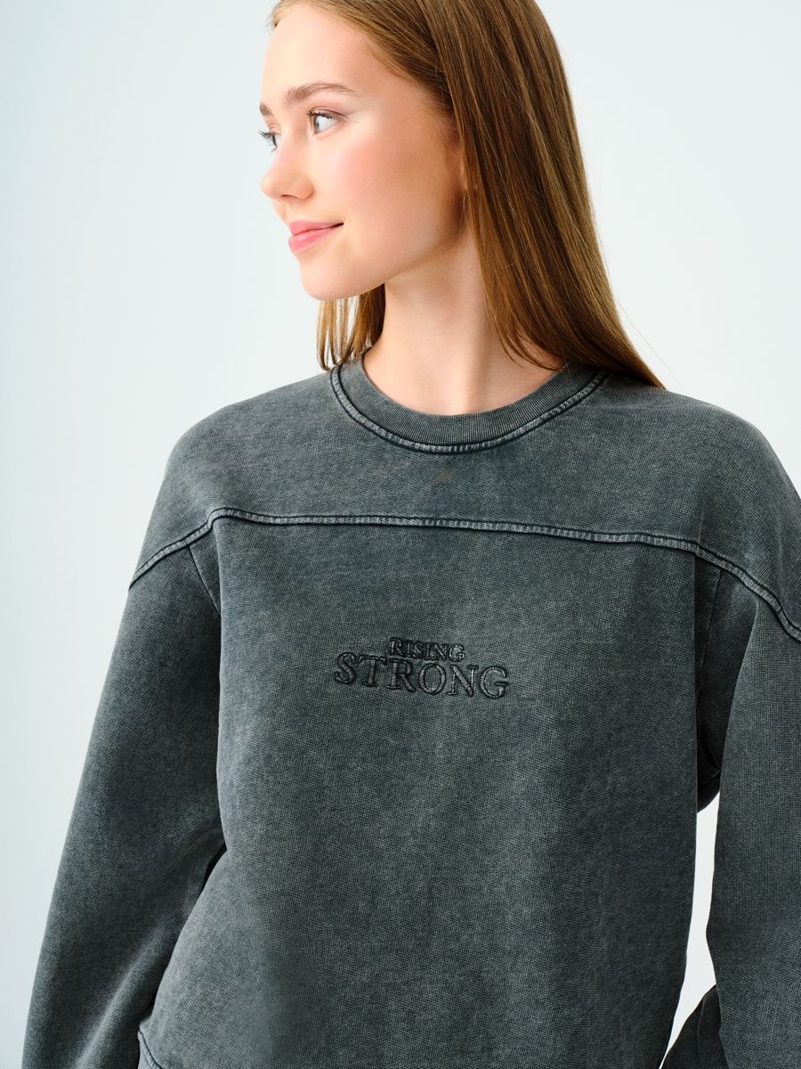 Oversize Kadın Sweatshirt