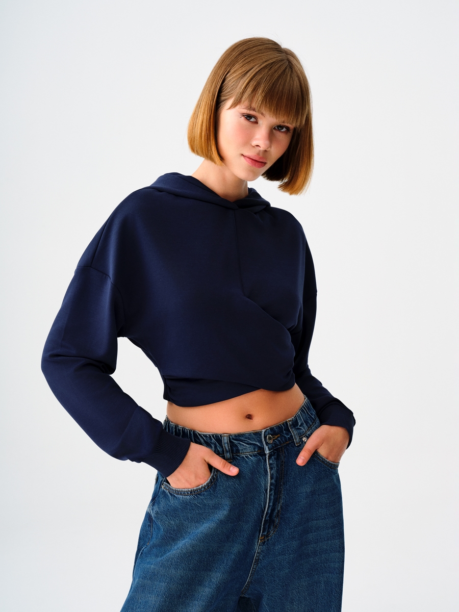 Crop Kadın Sweatshirt