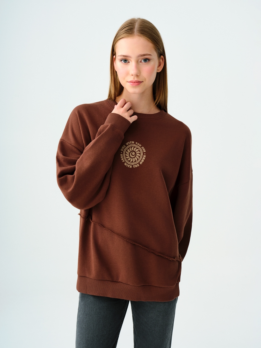 Oversize Kadın Sweatshirt