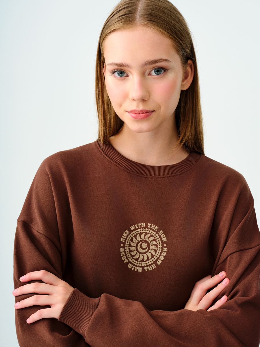 Oversize Kadın Sweatshirt