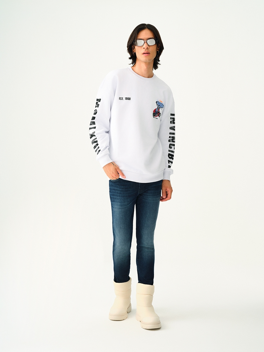 Oversize Fit Erkek Sweatshirt