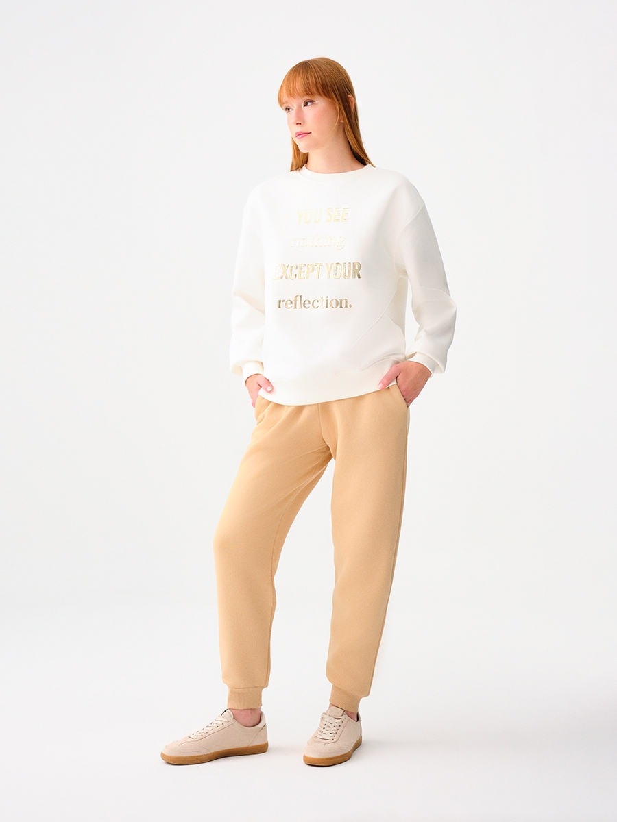 Oversize Kadın Sweatshirt