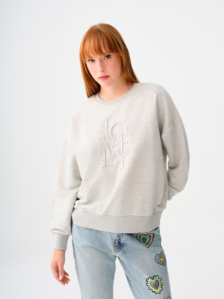 Regular Fit Kadın Sweatshirt