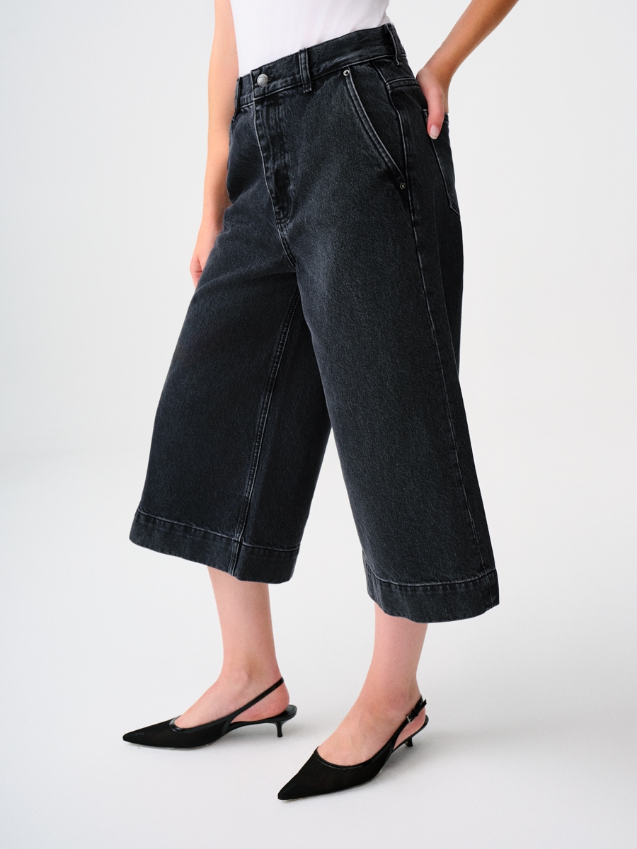 Culotte Cropped Regular Fit Kadın Pantolon